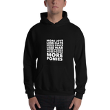 Unisex Hoodie: More Ponies