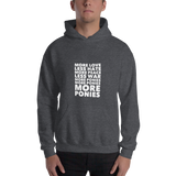 Unisex Hoodie: More Ponies