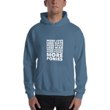Unisex Hoodie: More Ponies
