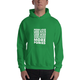 Unisex Hoodie: More Ponies