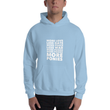 Unisex Hoodie: More Ponies