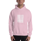 Unisex Hoodie: More Ponies