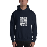 Unisex Hoodie: More Ponies