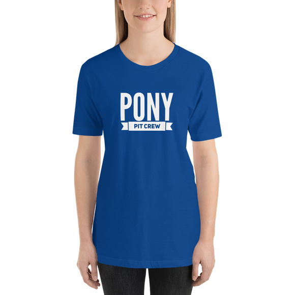 Short-Sleeve Unisex T-Shirt: Pony Pit Crew