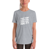 Youth Tee: That Pony Looks Evil
