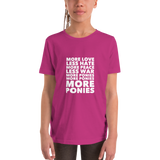Youth Tee: More Ponies