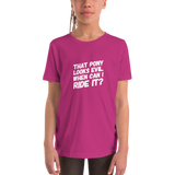 Youth Tee: That Pony Looks Evil