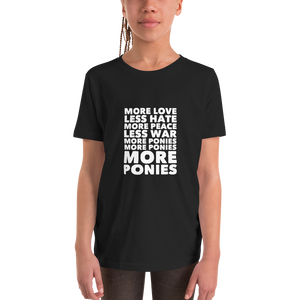 Youth Tee: More Ponies