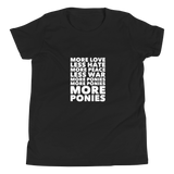 Youth Tee: More Ponies