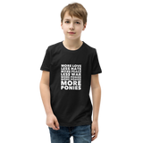 Youth Tee: More Ponies