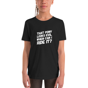 Youth Tee: That Pony Looks Evil