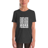 Youth Tee: More Ponies
