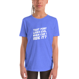Youth Tee: That Pony Looks Evil