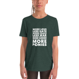 Youth Tee: More Ponies