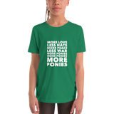 Youth Tee: More Ponies