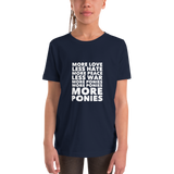 Youth Tee: More Ponies