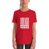 Youth Tee: More Ponies