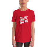 Youth Tee: That Pony Looks Evil