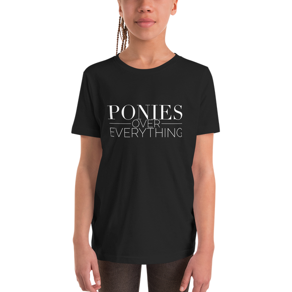 Youth Tee: PONIES OVER EVERYTHING